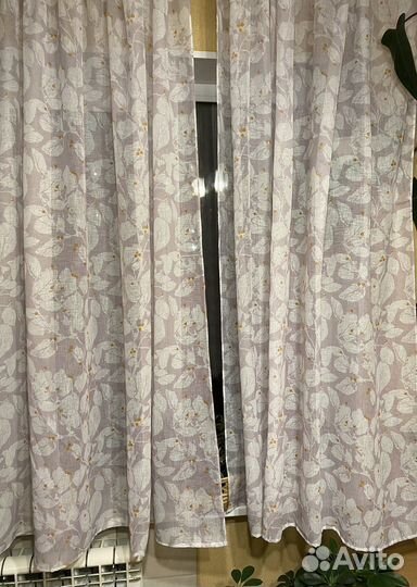 Штора/тюль/на кухню/ комнату/дачу 2 вида
