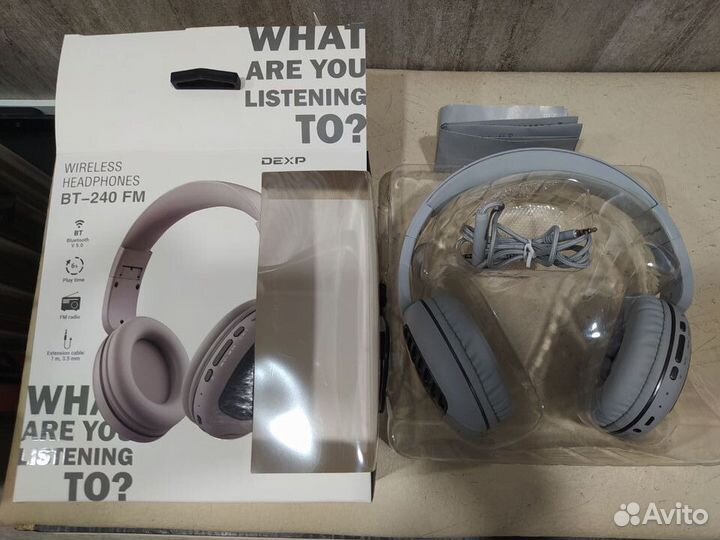 Беспроводные/проводные наушники Aceline BT-240 FM