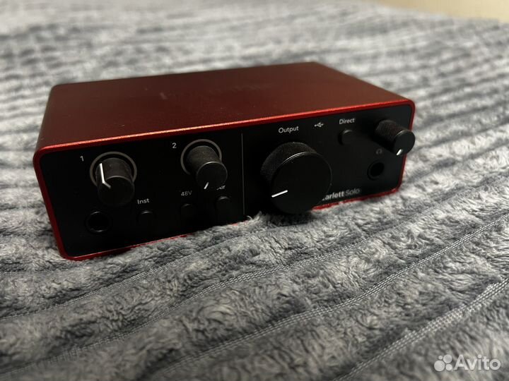 Focusrite scarlett solo 4rd gen