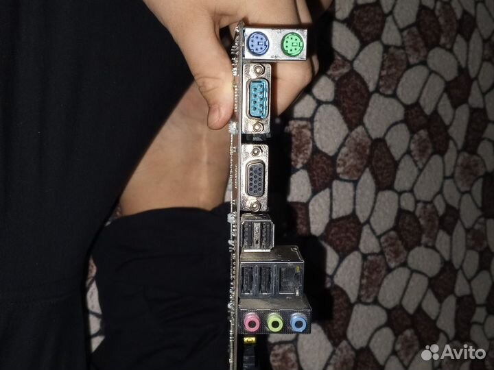 Материнская плата с процессором