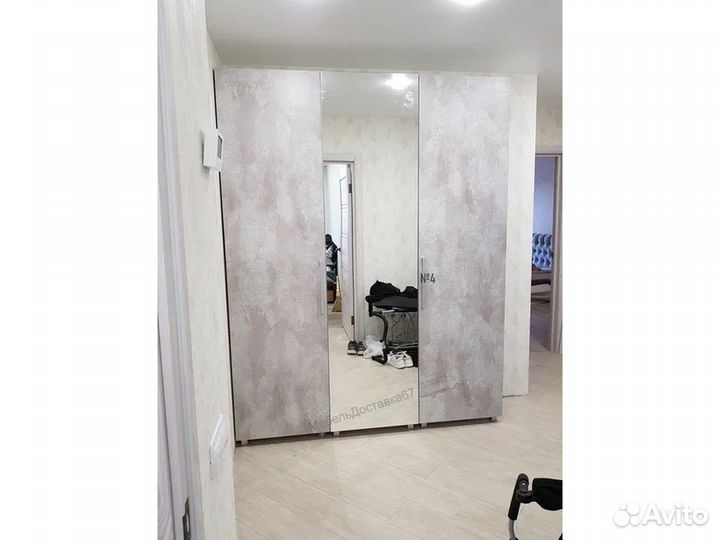 Шкафы (230х180х50) Бетон светлый (№2, №4)