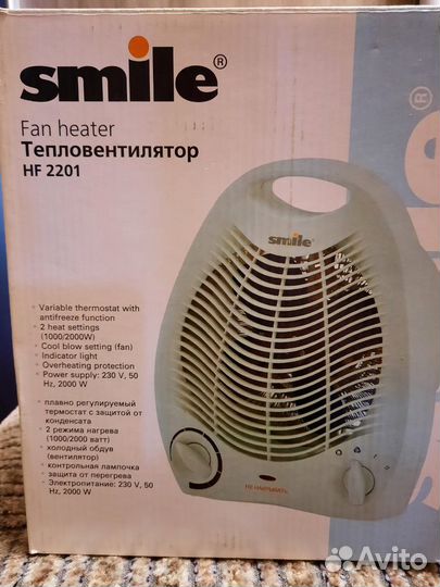 Тепловентилятор Smile HF 2201