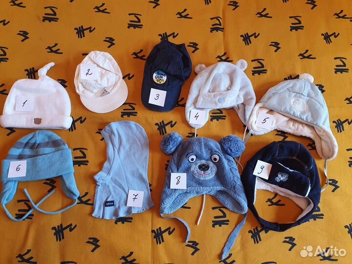 Шапка, Шарф, Варежки Кепка