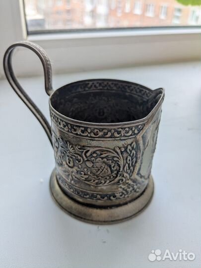 Подстаканник мельхиор СССР