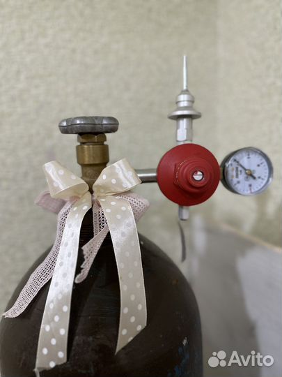 Баллон для гелия 40 литров с редуктором