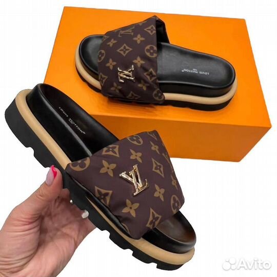 Тапочки louis vuitton женские