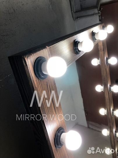 Зеркало в полный рост с лампочками