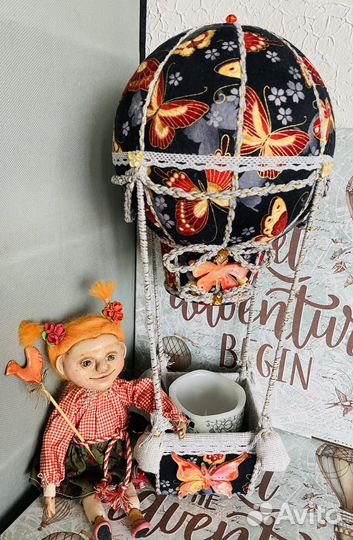 Аэростат со светодиодной свечой