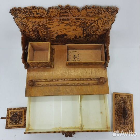 Шкатулка деревянная СССР