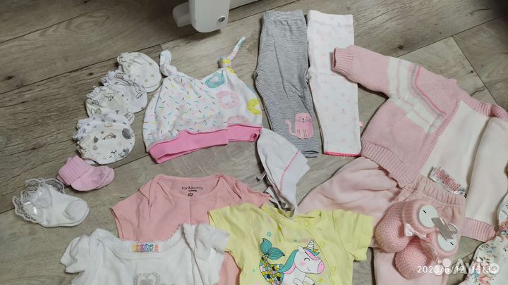 Вещи пакетом на девочку 56-74