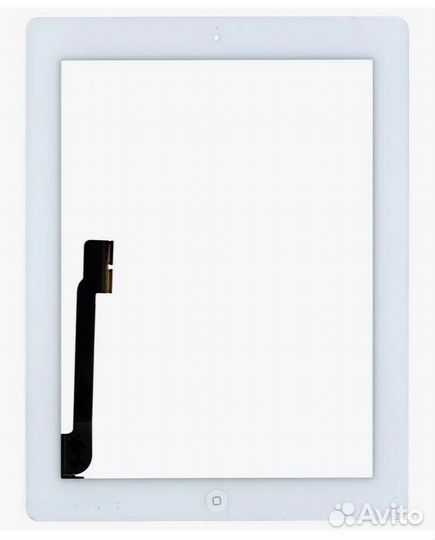Тачскрин для iPad3 / iPad4 + кнопка home белый