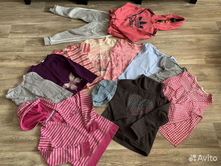 Вещи пакетом на девочку 128-134