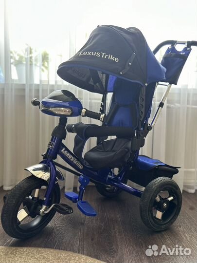 Детский велосипед трехколесный с ручкой