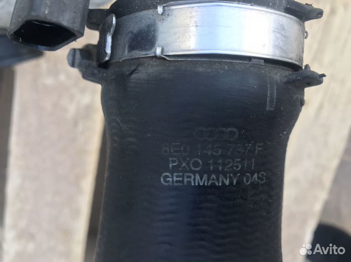 Патрубок системы Интеркулер Ауди А4 б7