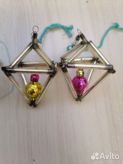 Советская ёлочная игрушка Монтажная игрушка