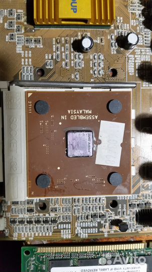 Материнская плата 2002 года Socket A (462) AMD ECS