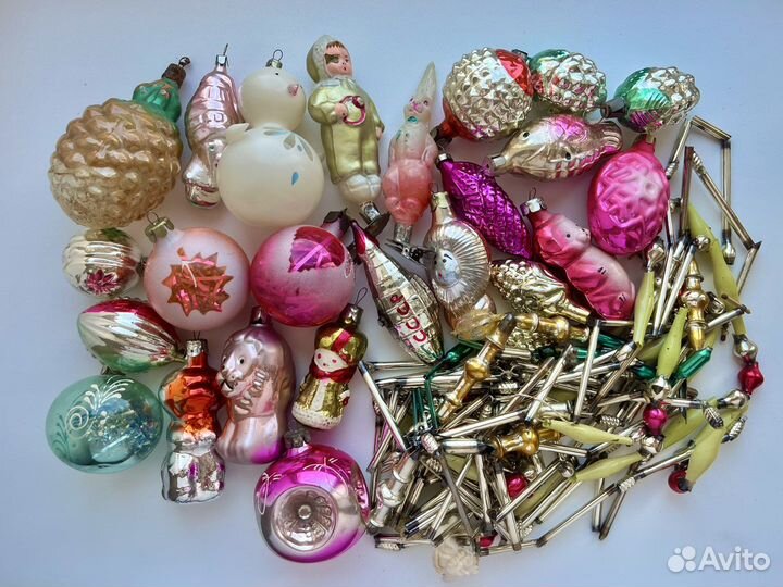 Елочные игрушки СССР