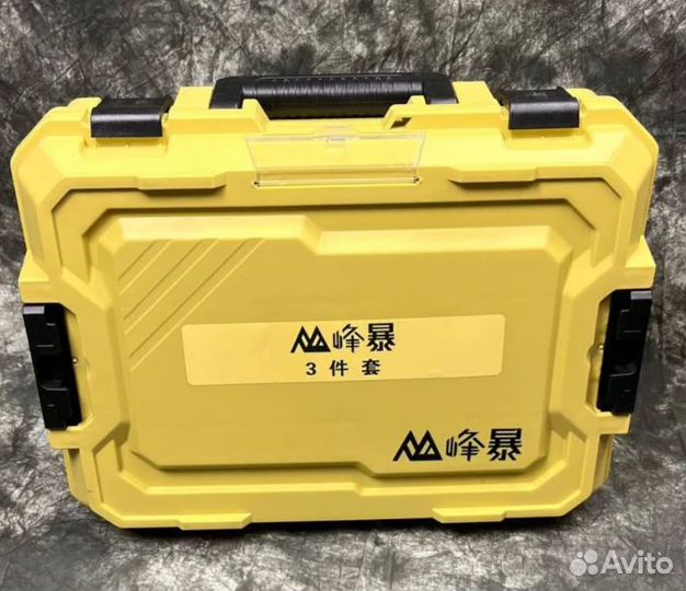 Набор инструментов 3 в 1, гайковерт, болгарка, шур