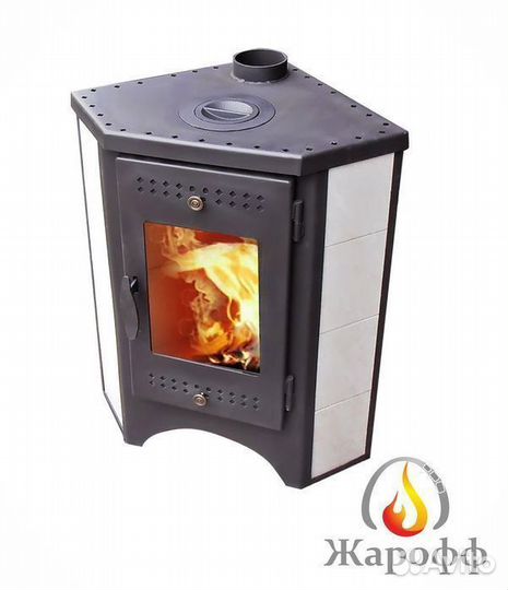 Печь камин на дровах