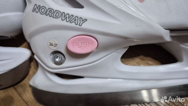 Коньки детские nordway julia 34-37
