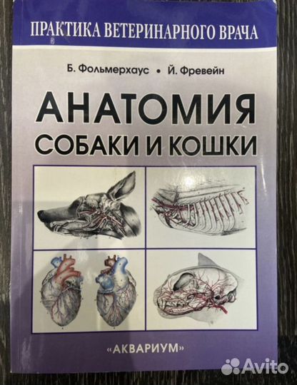 Книга Анатомия собаки и кошки