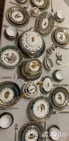 Набор столовой посуды новый Чешский