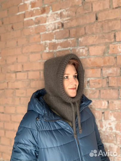 Капор (капюшон) из ангоры