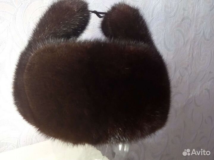 Норковая шапка мужская