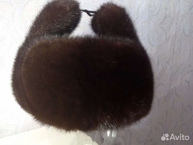 Норковая шапка мужская