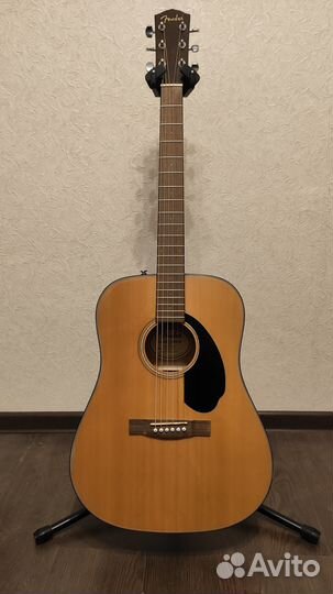 Акустическая гитара Fender CD-60S (массив)