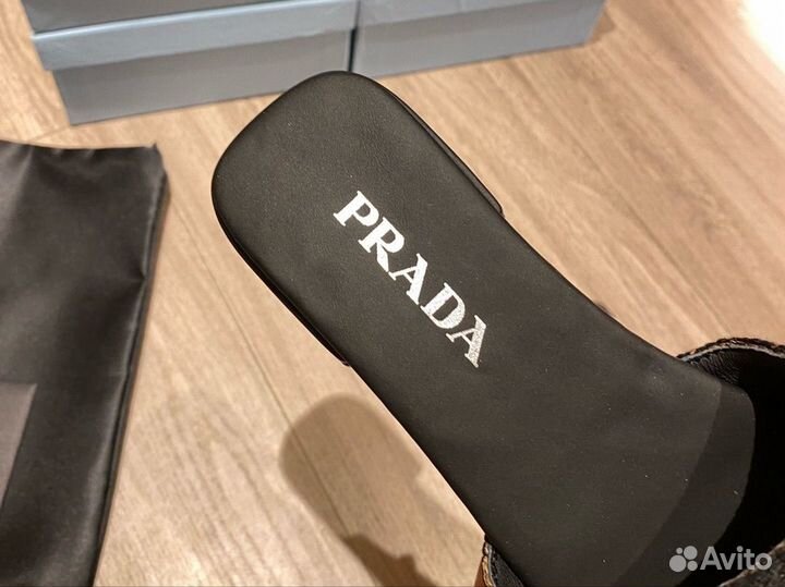 Шлепанцы Prada премиум