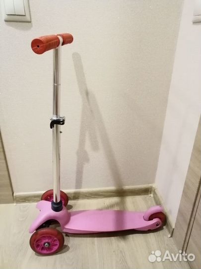 Самокат детский трехколесный бу