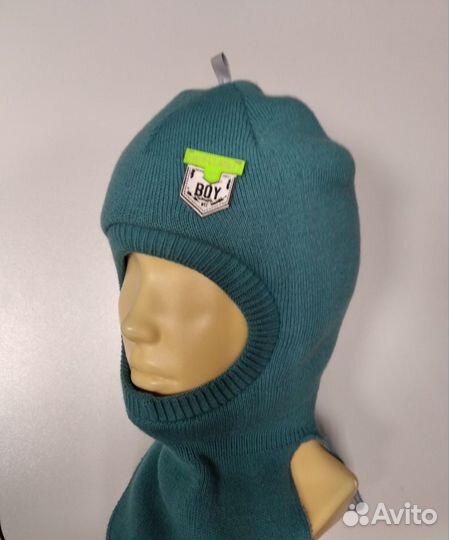 Шапка шлем для мальчика