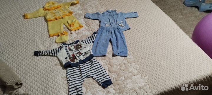 Детские вещи пакетом от 0 до года