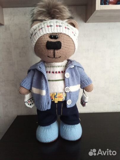 Вязаный мишка