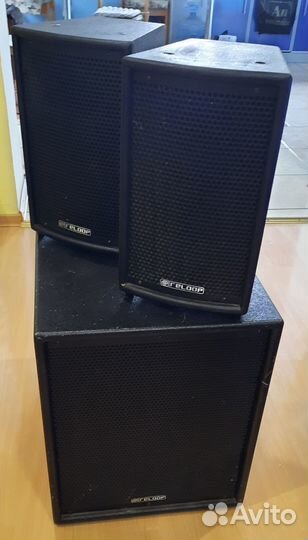 Активный Сабвуфер+Колонки 700W RMS Reloop PA-700