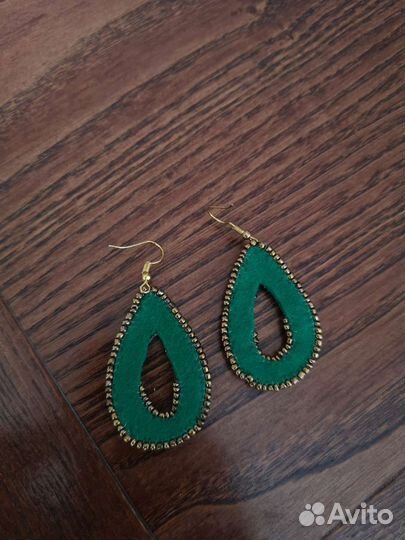 Серьги ручной работы 