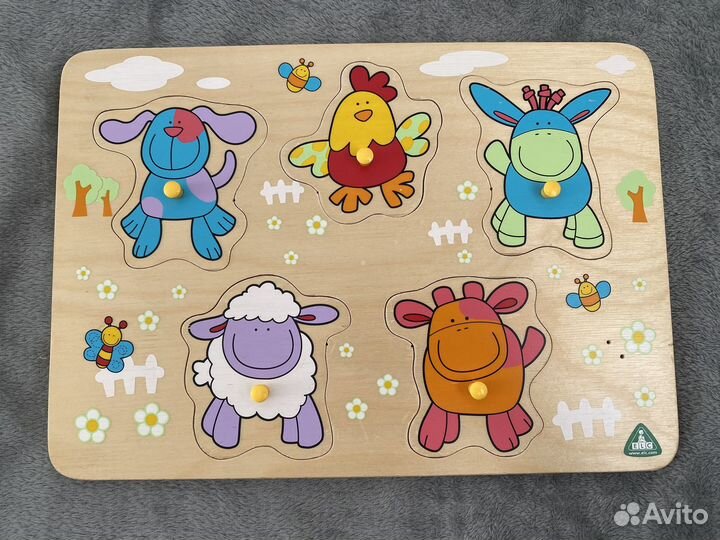 Рамки вкладыши монтессори для малышей