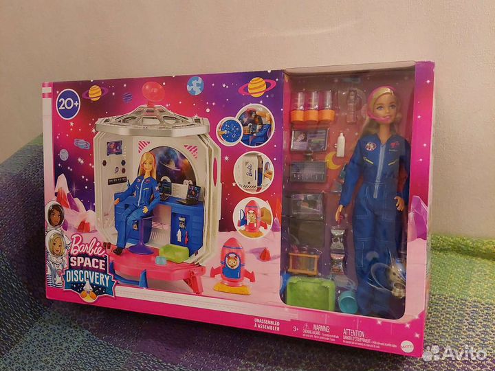 Barbie набор барби space discovery новый космонавт