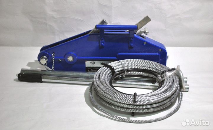 Тросовая рычажная лебедка (механизм тяговый монтаж