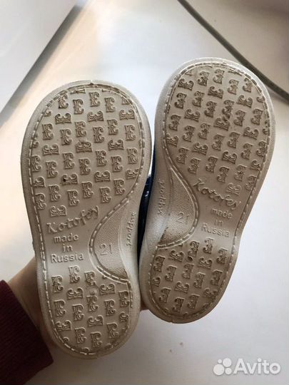 Детские туфельки (текстиль)