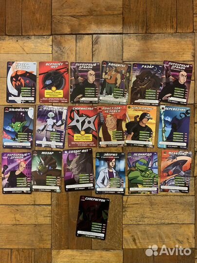 Карточки Черепашки-ниндзя