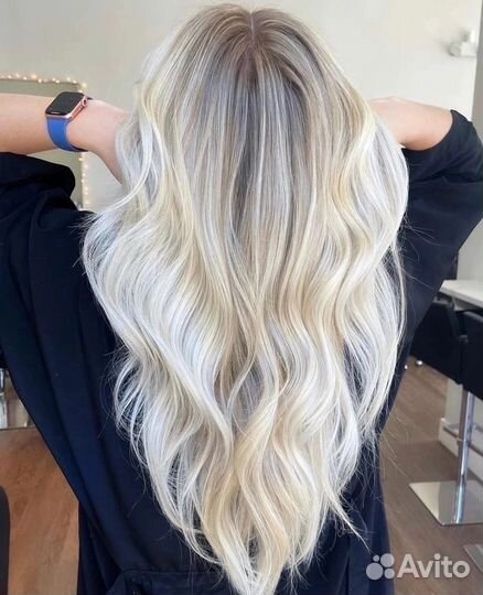 Модель на окрашивание волос