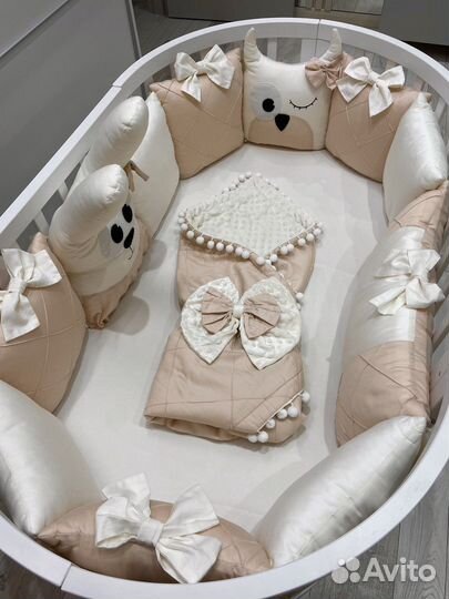 Постель детская / бортики в кроватку