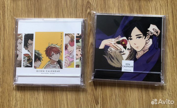 Календарь открытка Given манга