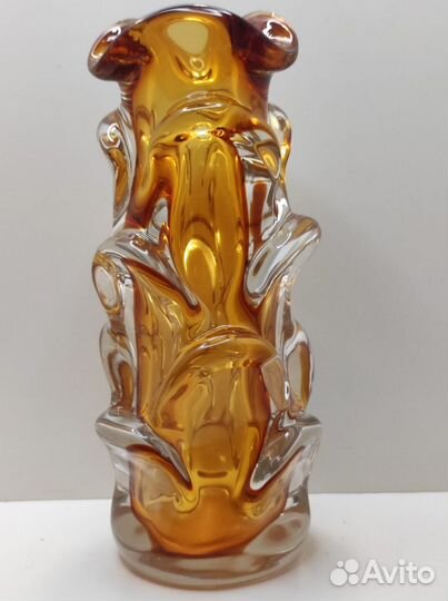 Ваза цветное стекло