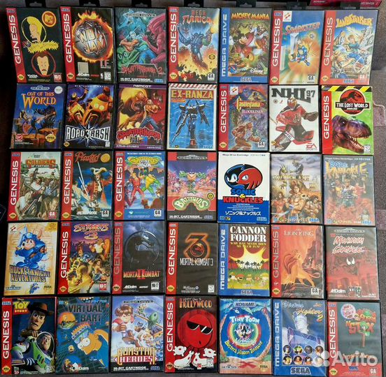 Картриджи sega mega drive и master system