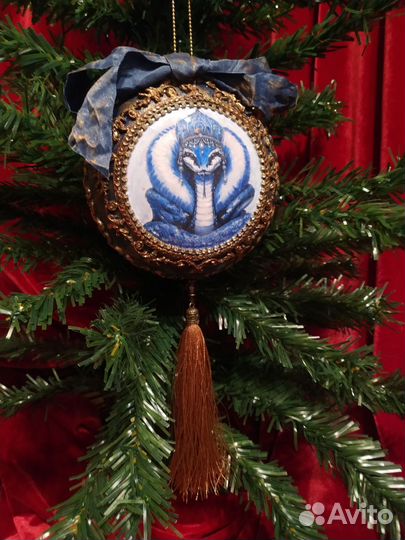 Новогодние украшения ручной работы 