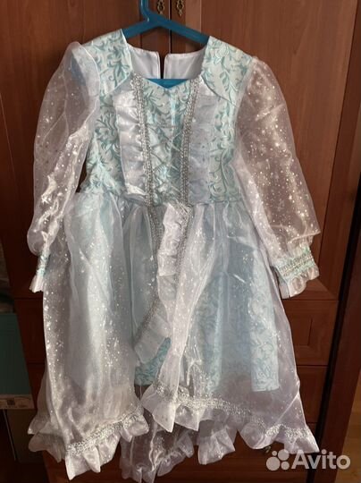 Новогодний Костюм принцесса снежинка р36