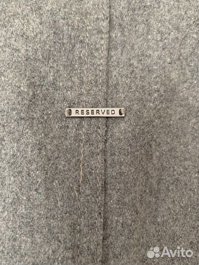 Пиджак мужской Reserved р S тёплый шерсть